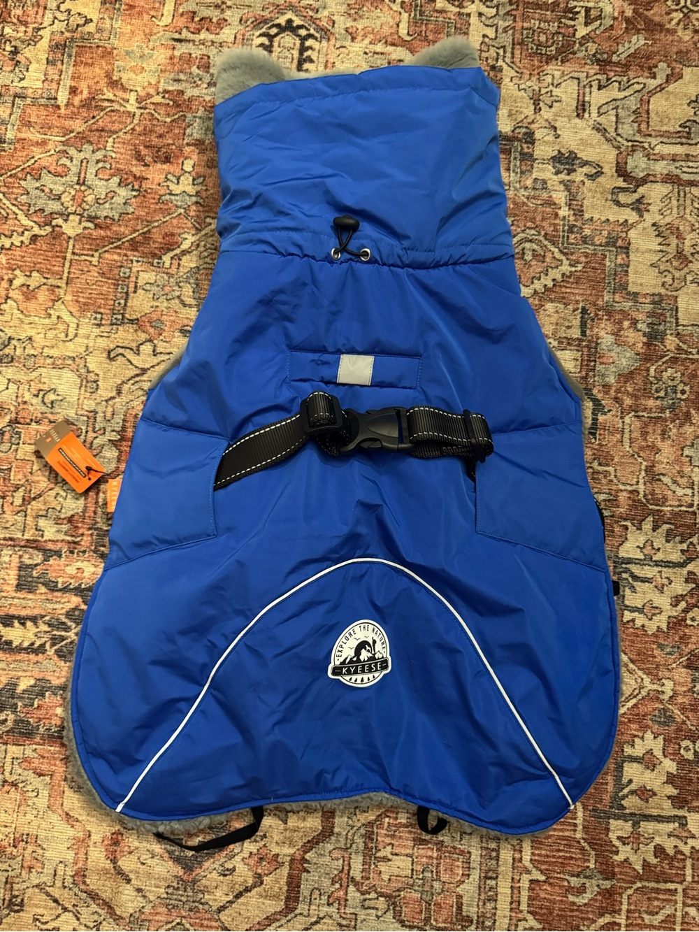 Kyeese Wear Waterproof Blue Winter Dog Coat